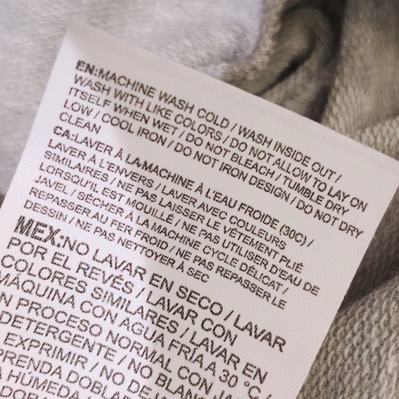 Levi’s Peplum Hoodie Sweatshirt Heather Grey Girls Size 6X NWT $42.00 - Picture 7 of 10